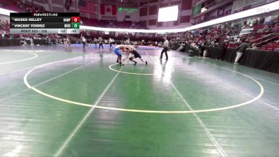 126 lbs Cons. Round 5 - Moses Kelley, Nampa vs Vincent Torrez, Meridian