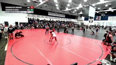 120 lbs Champ. Round 1 - Kherington Mendes, Mayfair vs Jennifer Flores, Orange Lutheran High School