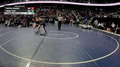 165 lbs Quarterfinal - Sophia Ozanich, Jack Britt vs Emma Yopp, South Brunswick