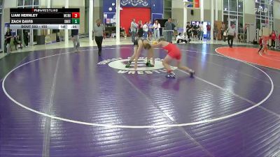 150 lbs Cons. Round 2 - Liam Hernley, McMinnville vs Zach Davis, Sweet Home