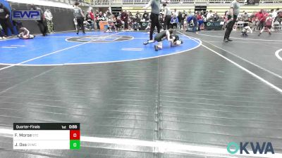 49 lbs Quarterfinal - Finn Morse, Sallisaw Takedown Club vs Jensen Oss, Saints Youth Wrestling Club