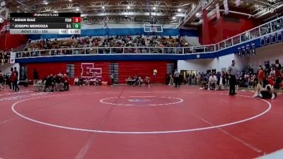 120 lbs Quarterfinal - Joseph Mendoza, Benton Central vs Aidan Diaz, Penn High School