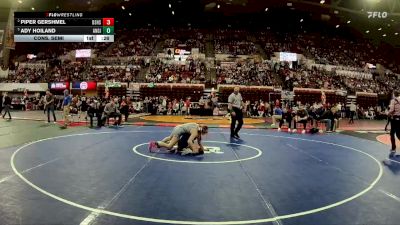 G - 115 lbs Cons. Semi - Piper Gershmel, Billings Senior High School Girls vs Ady Hoiland, Anaconda Girls