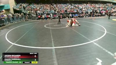 165 lbs Cons. Round 5 - Mason Marshall, McMinnville vs Jayden Richards, Golden Valley (Merced)