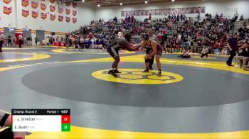 285 lbs Champ. Round 2 - Josh Smelcer, Mentor vs Eric Bush, Perrysburg