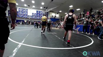 130-140 lbs Rr Rnd 4 - Theo Gelles, Perry Wrestling Academy vs Kenzie Hartfield 2, OKC Saints Wrestling