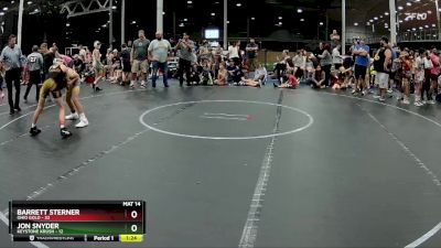 84 lbs Placement (4 Team) - Barrett Sterner, Ohio Gold vs Jon Snyder, Keystone Krush