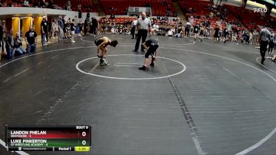 56 lbs Round 3 (8 Team) - Luke Pinkerton, CP Wrestling Academy vs Landon Phelan, Westshore