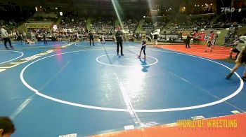 49 lbs Quarterfinal - Lukas Benedict, Sebolt Wrestling Academy vs Kyleigh Danielson, Texas Elite