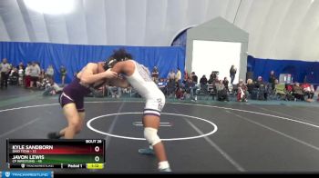 182 lbs Round 7 (8 Team) - Kyle Sandborn, Ohio Titan vs Javon Lewis, CP Wrestling