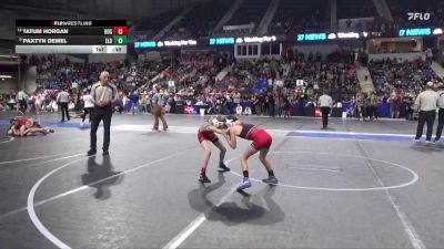 65 lbs Cons. Round 1 - Tatum Horgan, Rossville vs Paxtyn Demel, ElDorado