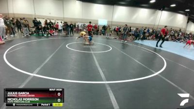 80-81 lbs Round 1 - Nicholas Morrison, Scots Wrestling Club vs Julius Garcia, Rockwall Training Center