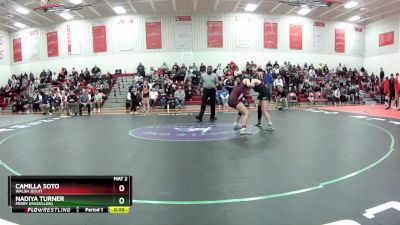 120 lbs Cons. Round 2 - Nadiya Turner, Perry (Massillon) vs Camilla Soto, Walsh Jesuit