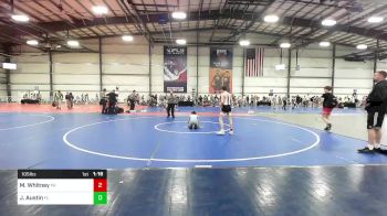 105 lbs Quarterfinal - Mason Whitney, PA vs Jake Austin, FL