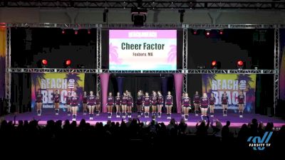 Cheer Factor - XTRAVAGANT [2022 L3 Senior Day 2] 2022 ACDA Reach the Beach Ocean City Cheer Grand Nationals