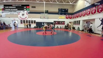 190 lbs Cons. Semi - Colter Schwend, Tongue River vs Alec DeMarce, Lingle-Ft. Laramie/Southeast