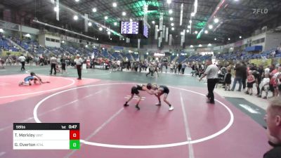 58 lbs Round Of 16 - Trey Merkley, Uintah WC vs Garrison Overton, Athlos