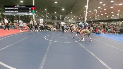 80 lbs Round 1 - Brooks Gilson, East Carolina Elite vs Savino DeJuliis, Tri State Hammers