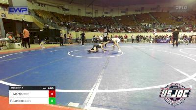 92 lbs Consi Of 4 - Tripp Martin, Team Tulsa Wrestling Club vs Parker Landers, Carroll Wrestling Club