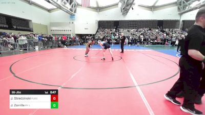 99-J lbs Consi Of 16 #2 - Jack Obiedzinski, Pursuit Wrestling Club vs Jaiven Zorrilla, My Land Wrestling Academy