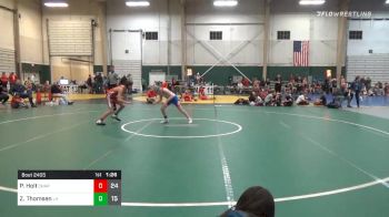 102 lbs Semifinal - Peyton Holt, Chaparral Wrestling Club vs Zane Thomsen, Little Hammers