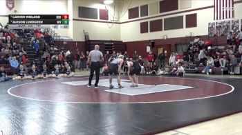 144 lbs 1st Place Match - Jaxson Lundgren, North Fayette Valley vs Carver Wieland, Independence