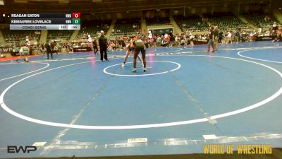 127 lbs Consolation - Reagan Eaton, Nebraska Wrestling Academy vs Kemauree Lovelace, HURRICANE WRESTLING ACADEMY