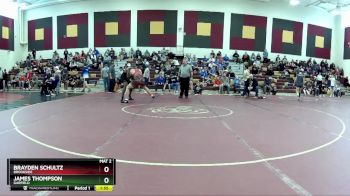 190 lbs Round 1 - James Thompson, Garfield vs Brayden Schultz, Brookside