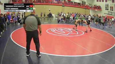 113 lbs 1st Place Match - Hezekiah Worthington, Newberg vs Cody Sieminski, Sweet Home
