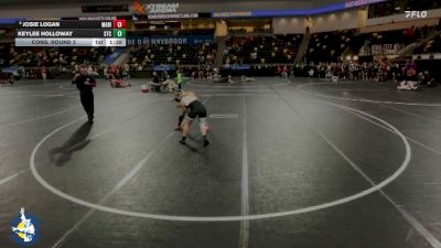 125 lbs Cons. Round 3 - Josie Logan, Marion vs Keylee Holloway, South Tama