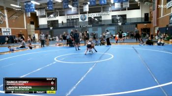 61-68 lbs Round 1 - Lawson Bonnema, Charger Wrestling Club vs Markus Storey, Box Elder Stingers