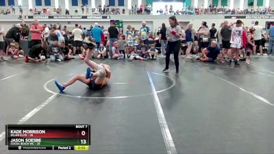 92 lbs Round 3 (6 Team) - Kade Morrison, Killer Elite vs Jason Soesbe, Cocoa Beach WC