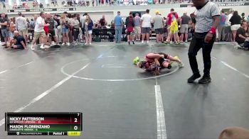 72 lbs Round 3 (6 Team) - Nicky Patterson, U2 Upstate Uprising vs Mason Florenzano, Charlotte Vikings