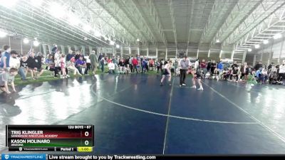 67 lbs Cons. Round 2 - Kason Molinaro, Arizona vs Trig Klingler, Sanderson Wrestling Academy