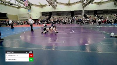 128-H lbs Quarterfinal - Corey Iannucci, CJA vs Rickie Melendez, Father Judge