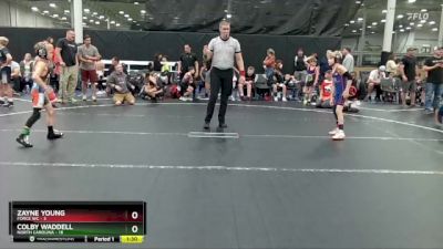 64 lbs Round 4 (8 Team) - Colby Waddell, North Carolina vs Zayne Young, Force WC