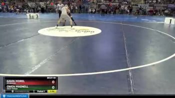 120 lbs Champ. Round 1 - Owen Magnell, West Fargo vs Gavin Morel, Dickinson