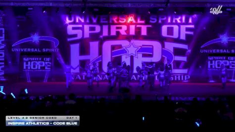 Inspire Athletics - Code Blue [2026 L4.2 Senior Coed Day 1] 2026 Spirit of Hope Grand Nationals