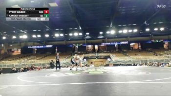 190 lbs 1st Place Match - Ryder Wilder, Camden County vs Xander Dossett, Ola