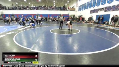 120 lbs Champ. Round 1 - Kaden Woodall, Kootenai Classical vs Will Rossi, Coeur D Alene