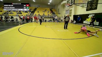 110 lbs Final - Wren Miller, Wagoner vs Karlye Brown, Wagoner