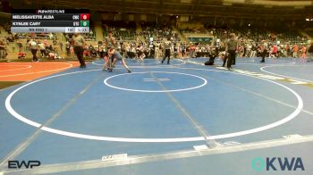 70 lbs Rr Rnd 1 - Melissavette Alba, Cowboy Wrestling Club vs Kynlee Cary, Owasso Takedown Club