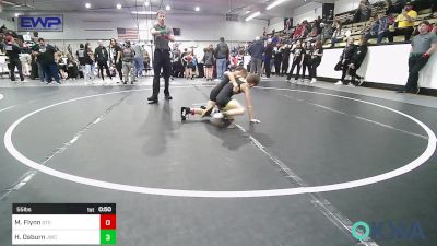 55 lbs Rr Rnd 1 - Miko Flynn, Sallisaw Takedown Club vs Hunter Osburn, Jay Wrestling Club