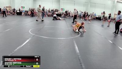 76 lbs Round 3 (8 Team) - Stevey J Mytych, Mat Assassins vs Easton Hertzog, Killer Elite