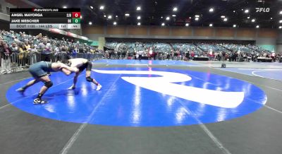 144 lbs Consi Of 32 #2 - Angel Mayorga, St John Bosco vs Jake Mescher, Bishop Kelly