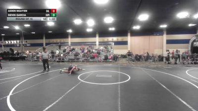 116 lbs Round Of 16 - Aiden Nguyen, Cal Grapplers vs Devin Garcia, Suples