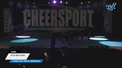 Little Big Town [2023 L1 Tiny - Novice - Restrictions] 2023 CHEERSPORT Cartersville Classic