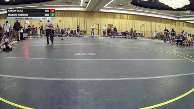 65 lbs Round Of 16 - Ayson Ruiz, Victory Wrestling-Central WA vs Mason Rebolo, Savage House WC