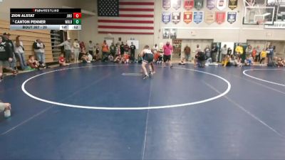 16 lbs Round 1 - Canton Penner, Western Dubuque Little Bobcats vs Zion Alstat, Jesup Mat Club