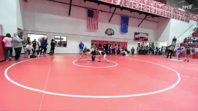 JH 102 lbs Cons. Round 5 - Jaycee Wardlow, Ponca City JH vs Kendal Potts, Yukon JH